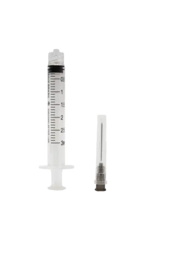 SERINGA 3ML C/AG LUER LOCK 25X0.70 22G UN -  MEDIX