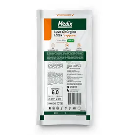 LUVA CIR LATEX SUPREME S/PO MEDIX TAM 6.0 PAR
