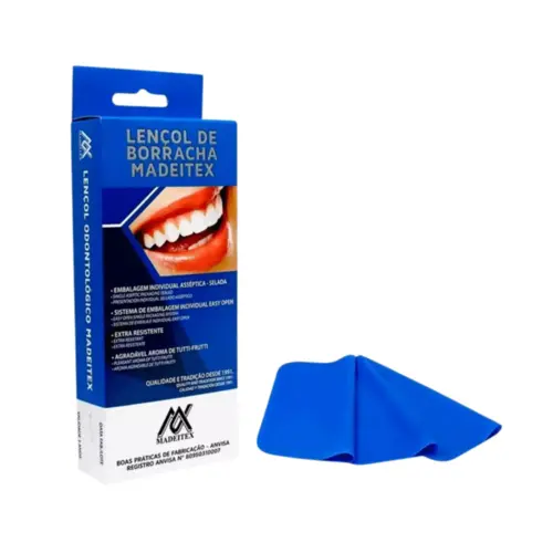 LENCOL DE BORRACHA 13.5 X 13.5 C/ 26 FOLHAS - MADEITEX
