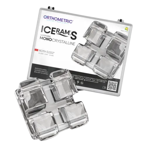 KIT BRAQUETE CERAMICO ICERAM SAFIRA ROTH 022 10.90.2000  - ORTHOMETRIC