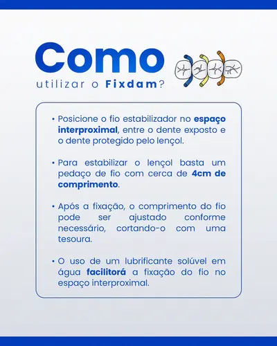 FIO ESTABILIZADOR DE LENCOL DE BORRACHA FIXDAM MADEITEX BRANCO - MEDIO - FS C/2 MT