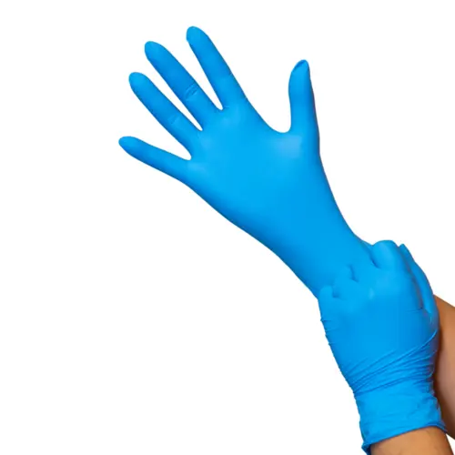 LUVA NITRILICA S/PO AZUL TAM P 100UN - MEDIX