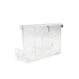 P16C- PORTA ROLETE DE ALGODAO COM TAMPA- CRISTAL