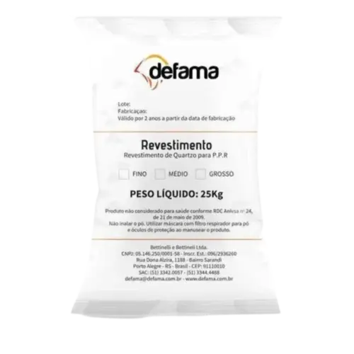 REVESTIMENTO QUARTZO MEDIO 25KG - DEFAMA