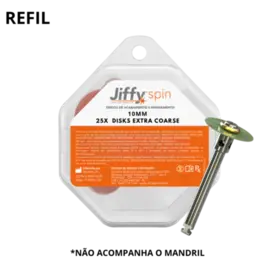 DISCO DE LIXA 25X JIFFY SPIN DISK EXTRA COARSE 10MM (GREEN DISC) - ULTRADENT