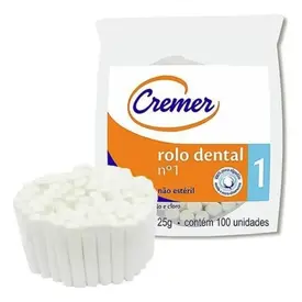 ALGODAO ROLETE CREMER TIPO I C/100