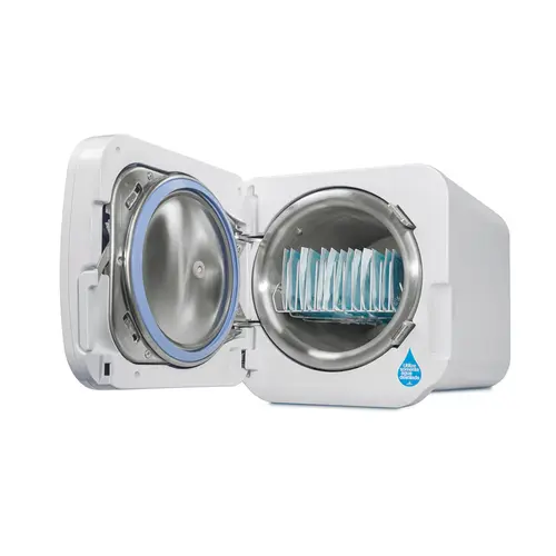 AUTOCLAVE VITALE CLASS 12 AZUL PORTUGUES - INOX 12L DIG BIVOLT CRISTOFOLI