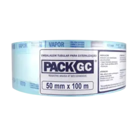 ROLO P/ ESTERELIZAÇÃO 50MMX100M - PACK GC