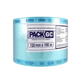ROLO P/ ESTERELIZAÇÃO 120MMX100M PACK GC
