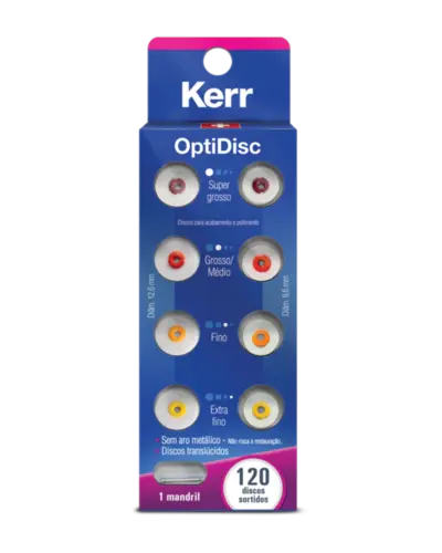 KIT DISCO DE LIXA OPTIDISC C/120UN - KERR