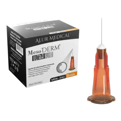 AGULHA DE LEBEL MESODERM 8MM 34G SLIM ALUR MEDICAL