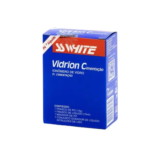 IONOMERO VIDRION PLUS C KIT 15G 10ML - SS WHITE