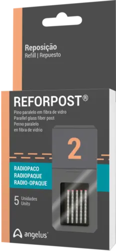 PINO FIBRA VIDRO REFORPOST 2 1,3MM 5UN ANGELUS