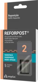 PINO FIBRA VIDRO REFORPOST 2 1,3MM 5UN ANGELUS