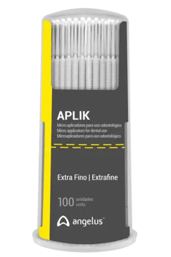 APLICADOR APLIK EXTRA FINO BRANCO 100UN - ANGELUS