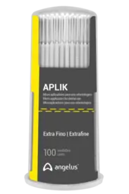 APLICADOR APLIK EXTRA FINO BRANCO 100UN - ANGELUS