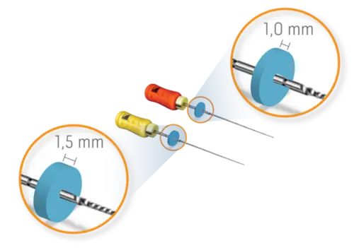 STOP DE SILICONE CURSOR C/ 100UN 1,5MM - ANGELUS