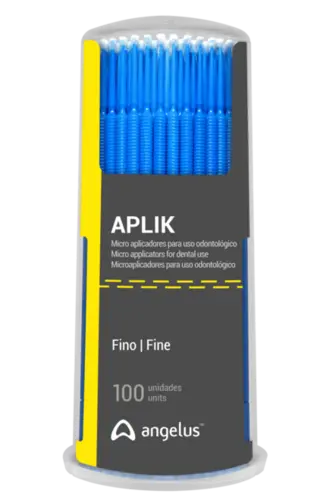 APLICADOR APLIK FINO AZUL 100UN ANGELUS