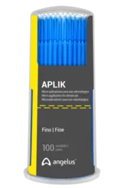 APLICADOR APLIK FINO AZUL 100UN ANGELUS