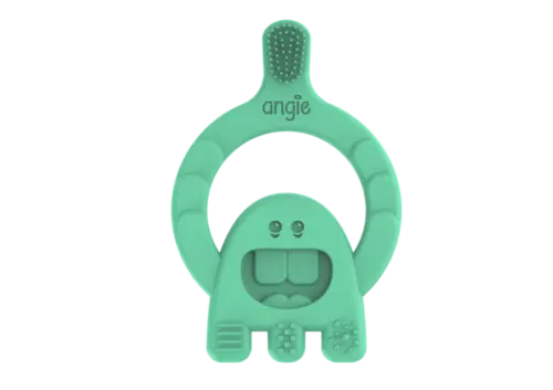 DENTAL BABY VERDE MORDEDOR C/ ESCOVA MASSAGEADORA - ANGELUS