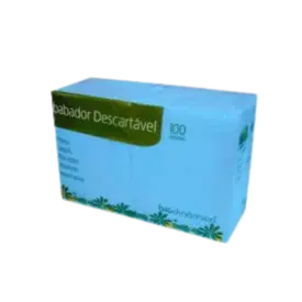 BABADOR DESCARTAVEL AZUL C 100UNID BIODINAMICA