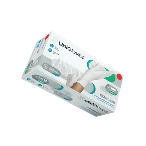 LUVA PROC C/PO STANDARD M - UNIGLOVES