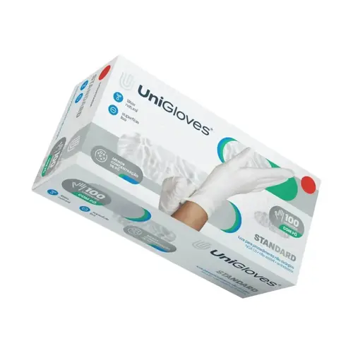LUVA PROC C/PO STANDARD G - UNIGLOVES