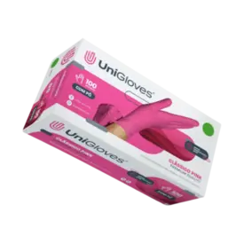 LUVA PROC. C/PO CLASSICO PINK P - UNIGLOVES
