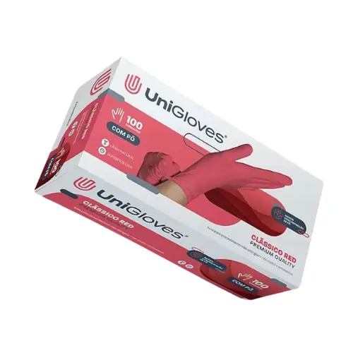 LUVA CLASSICO RED PREMIUM QUALITY P - UNIGLOVES