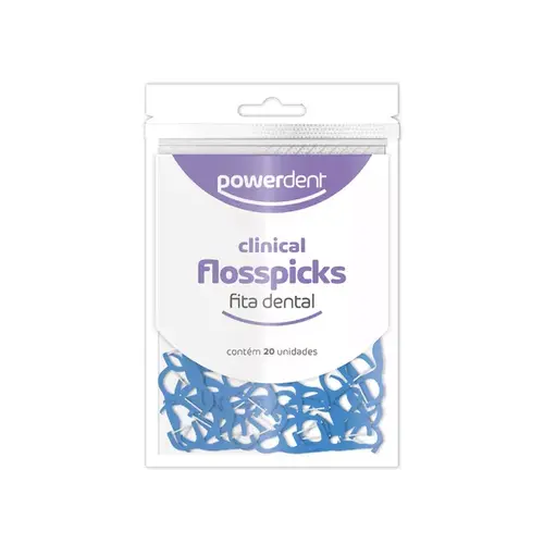 FIO DENTAL FLOSS PICKS 20UN - POWERDENT