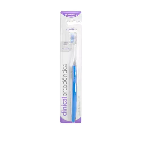 ESCOVA DE DENTES ORTODONTICA - POWERDENT