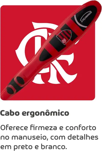 ESCOVA DENTAL KIDS TORCEDOR FLAMENGO - POWERDENT