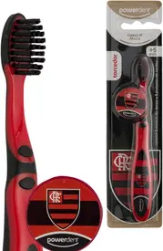 ESCOVA DENTAL KIDS TORCEDOR FLAMENGO - POWERDENT