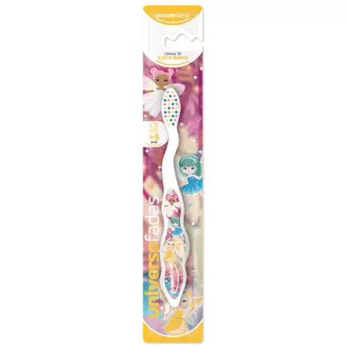 ESCOVA INFANTIL UNIVERSO FADAS + 5 - POWERDENT