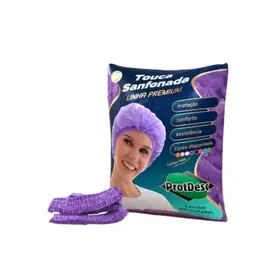 TOUCA SANFONADA LILAS PROTDESC PCT 100 UN