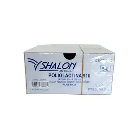 FIO POLIGLACTINA 5-0 C/AG 1,5MR  - SHALON