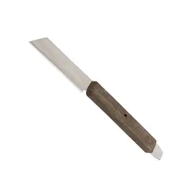FACA P/ GESSO INOX RETA CABO PLASTICO COR MADEIRA - NOVA OGP