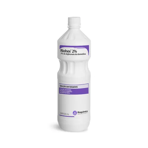 ANTISSÉPTICO TÓPICO DEGERMANTE 1000ML RIOHEX 2% - RIOQUIMICA