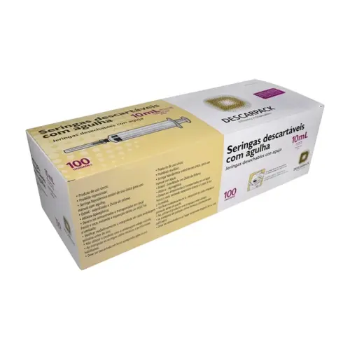 SERINGA DESC 10ML S/AG LOCK DESCARPACK