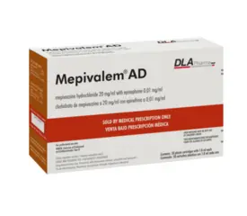 MEPIVACAINA MEPIVALEM AD - 2% CX 50TUB 1:100.000 DLA