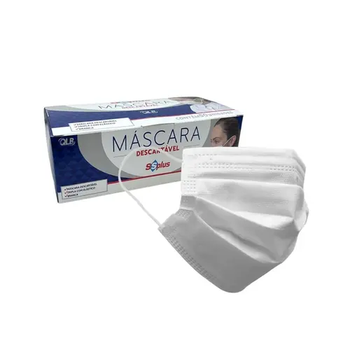 MASC.TRIPLA ELAS BRANC MAXCLEAN C/50 UND - SS PLUS