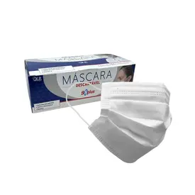 MASC.TRIPLA ELAS BRANC MAXCLEAN C/50 UND - SS PLUS