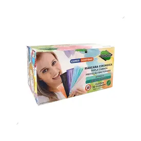 MASCARA TRIPLA ELASTICO COLORS PROTDESC CX 50 UN