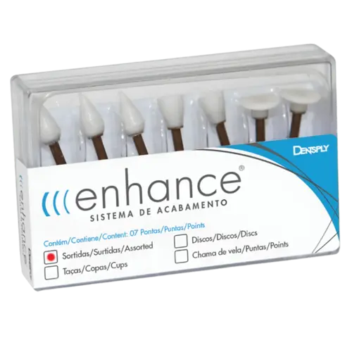 PONTA DE SILICONE POLIM RESINA CHAMA ENHANCE DENTS