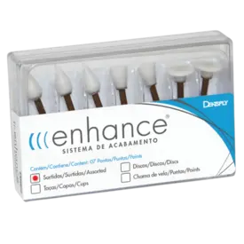 PONTA DE SILICONE POLIM RESINA CHAMA ENHANCE DENTS