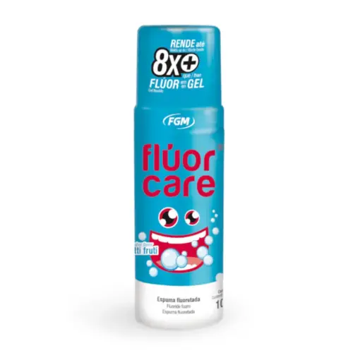 FLUOR EM ESPUMA FLUOR CARE TUTTI FRUTI - FGM