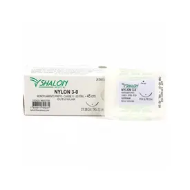 NYLON MON.PRETO 3-0 C/AG.2 CTI - SHALON