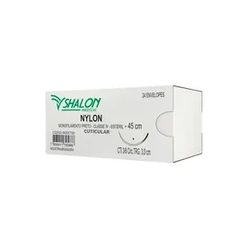 NYLON MON.PRETO 4-0 C/AG.2 CTI - SHALON