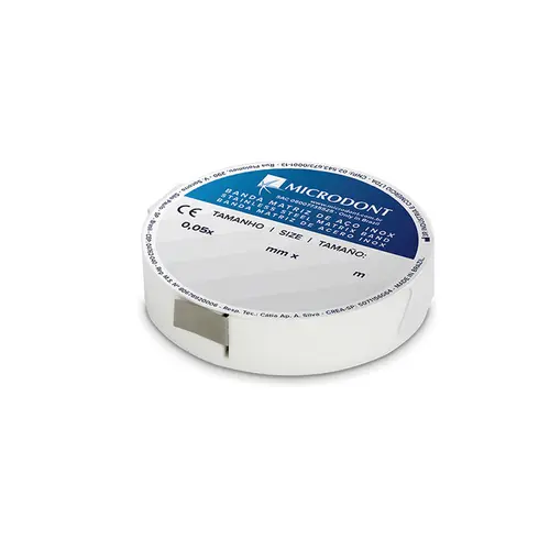 BANDA MATRIZ ACO 0,05X5X500MM - MICRODONT
