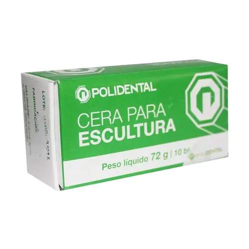 CERA P/ESCULTURA 10 BLOCOS 72G MICRO NATURAL - POLIDENTAL